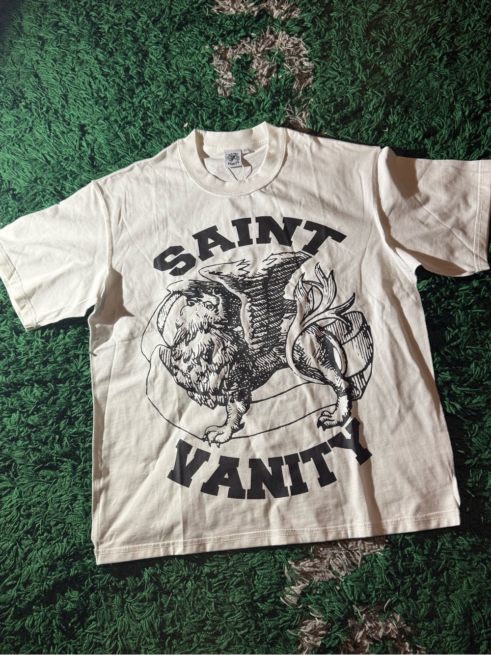 Men's White Graphic Short Sleeve Tee